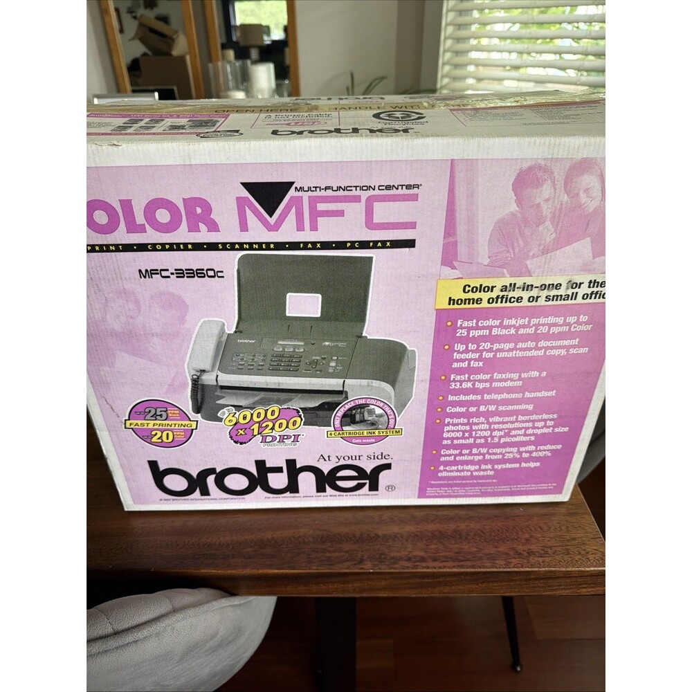 Brother MFC-3360c Printer Copier Scanner PC Fax New In Box